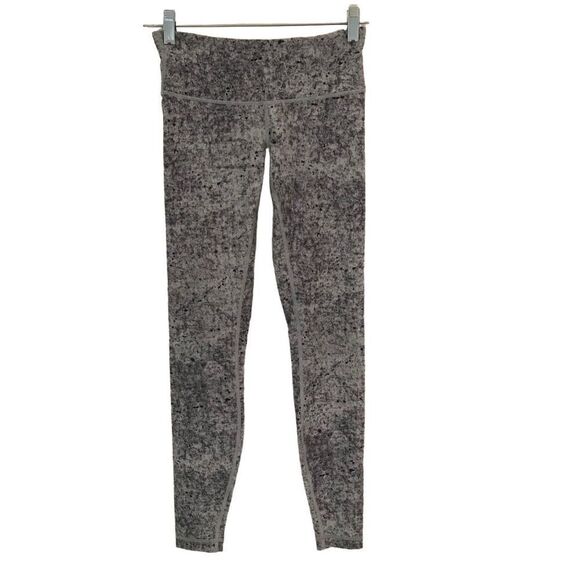Lululemon antiqued alpine white multi Wunder Under low rise leggings 4 - Picture 1 of 5